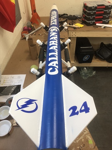 Callahan rocket under contruction